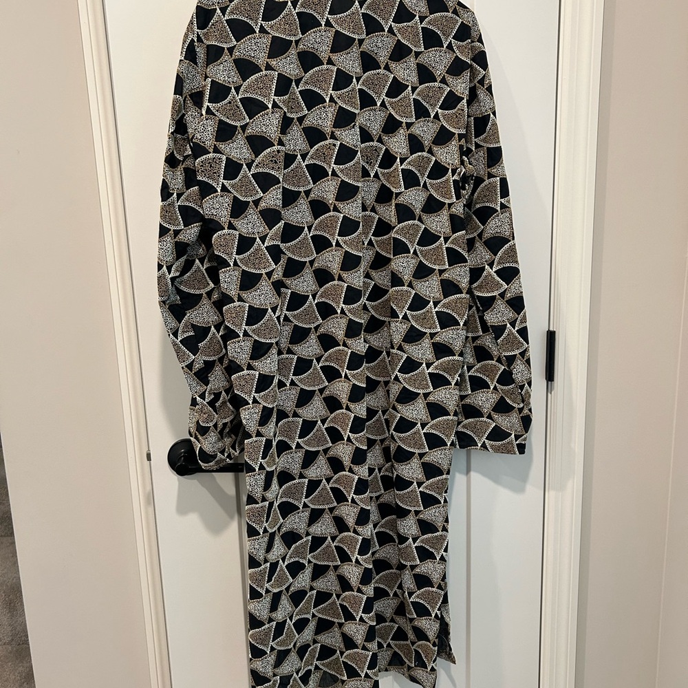 Geometric Patterned Coat - image 5